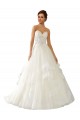 Comprare Avorio Abito da ballo Innamorato Raso Tulle Pizzo Abiti da sposa
