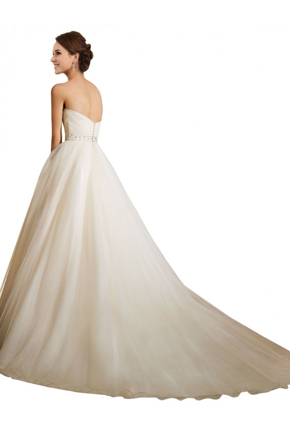 Comprare Avorio Abito da ballo Innamorato Tulle Abiti da sposa