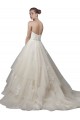 Comprare Avorio Abito da ballo Scoop Senza spalline Tulle Pizzo Abiti da sposa