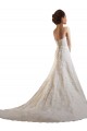 Comprare Avorio & Champagne Linea A Innamorato Tulle Pizzo Abiti da sposa