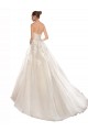 Comprare Avorio & Champagne Linea A Senza spalline Tulle Pizzo Abiti da sposa