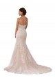 Comprare Avorio & Champagne Stile sirena Sottili Pizzo Boho Abiti da sposa