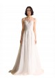 Comprare Avorio Linea A Illusione Tulle Abiti da sposa