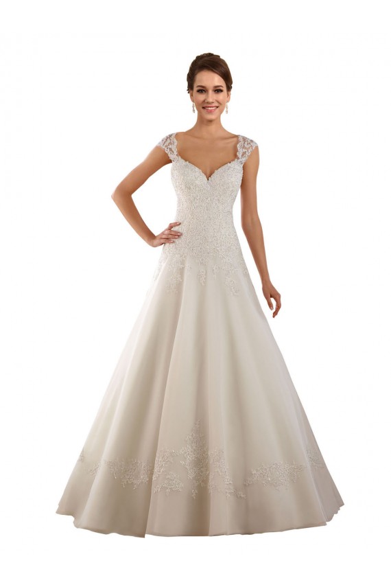 Comprare Avorio Linea A Innamorato Pizzo Abiti da sposa