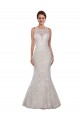 Comprare Avorio Stile sirena Alto Collo Pizzo Abiti da sposa