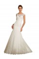 Comprare Avorio Stile sirena Barca Tulle Pizzo Abiti da sposa