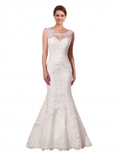 Comprare Avorio Stile sirena Innamorato Pizzo Abiti da sposa