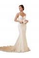 Comprare Avorio Stile sirena Innamorato Pizzo Abiti da sposa