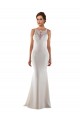 Comprare Avorio Stile sirena Innamorato Sweep treno Pizzo Crespo Elastico Abiti da sposa