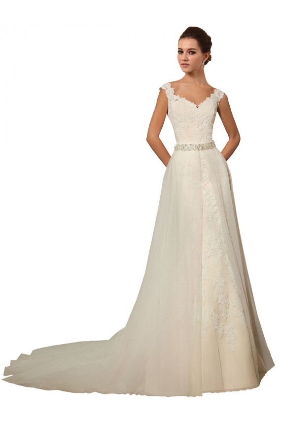 Comprare Avorio Stile sirena Innamorato Tulle Pizzo Abiti da sposa