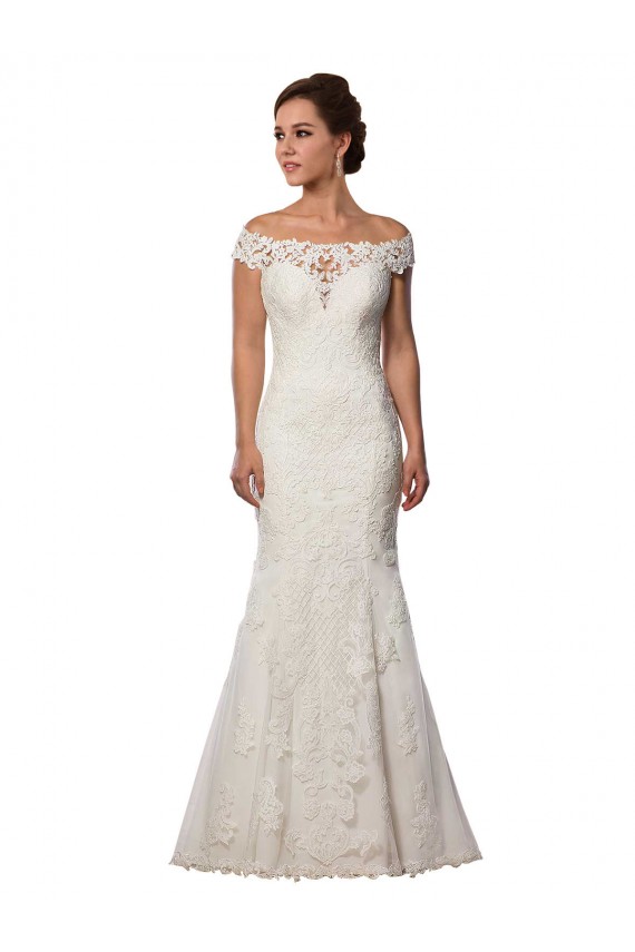 Comprare Avorio Stile sirena Pizzo Boho Abiti da sposa