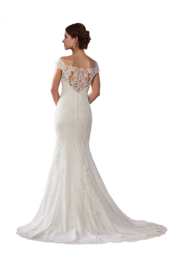 Comprare Avorio Stile sirena Pizzo Boho Abiti da sposa