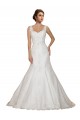 Comprare Avorio Stile sirena Scollatura a V Pizzo Abiti da sposa