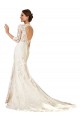 Comprare Avorio Tubino Innamorato Pizzo Abiti da sposa