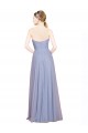 Comprare Azzurro cielo Linea A Innamorato Tulle Lunga Abiti da damigella donore