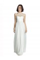 Comprare Bianco Linea A Capestro Alto Collo Tulle Lunga Abiti da damigella donore