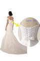 Comprare Bianco Stile sirena Pizzo Spiaggia Abiti da sposa