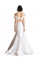 Comprare Bianco Stile sirena Raso Spiaggia Abiti da sposa