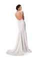Comprare Bianco Tubino Innamorato Chiffona Pizzo Abiti da sposa