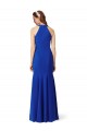 Comprare Blu Reale Stile sirena Scollatura a V Crespo Elastico Lunga Formali Abiti da damigella donore / Abiti da sera / Abiti da ballo