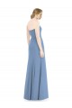 Comprare Blu polveroso Stile sirena Innamorato Chiffona Lunga Abiti da damigella donore