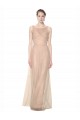 Comprare Blush 95 Tubino Illusione Innamorato Tulle Lunga Abiti da damigella donore