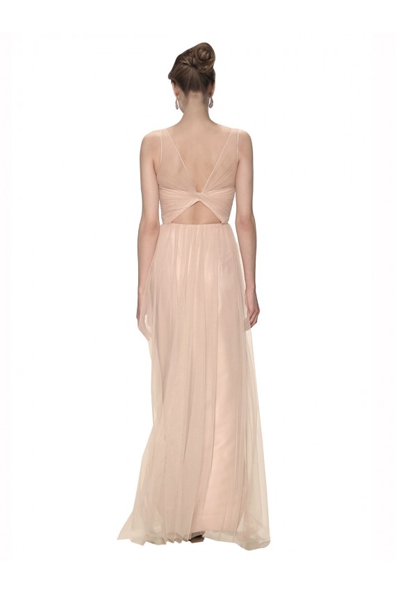 Comprare Blush 95 Tubino Illusione Innamorato Tulle Lunga Abiti da damigella donore