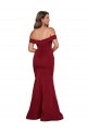 Comprare Borgogna Stile sirena Spandex Lunga Formali Abiti da damigella donore / Abiti da sera / Abiti da ballo