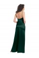 Comprare Cacciatore verde Linea A Scoop Raso Elastico Lunga Formali Abiti da damigella donore / Abiti da sera / Abiti da ballo