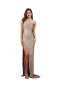Comprare Champagne Stile sirena Scoop Paillettes Lunga Formali Abiti da damigella donore / Abiti da sera / Abiti da ballo