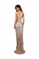 Comprare Champagne Stile sirena Scoop Paillettes Lunga Formali Abiti da damigella donore / Abiti da sera / Abiti da ballo