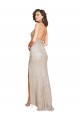 Comprare Champagne Stile sirena Sottili Innamorato Paillettes Paillettes Scintillanti Lunga Formali Abiti da damigella donore / Abiti da sera / Abiti da ballo