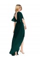 Comprare Evergreen Linea A Girocollo Chiffona Lunga Abiti da damigella donore