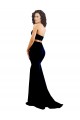 Comprare Nero Stile sirena Alto Collo Crespo Elastico Lunga Formali Abiti da damigella donore / Abiti da sera / Abiti da ballo
