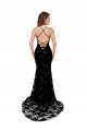 Comprare Nero Stile sirena Alto Collo Pizzo Lunga Formali Abiti da damigella donore / Abiti da sera / Abiti da ballo