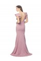 Comprare Rosa polveroso Stile sirena Girocollo Sweep treno Crespo Elastico Lunga Formali Abiti da damigella donore / Abiti da sera / Abiti da ballo