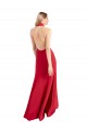 Comprare Rosso Linea A Capestro Alto Collo Crespo Elastico Lunga Formali Abiti da damigella donore / Abiti da sera / Abiti da ballo