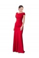 Comprare Rosso Stile sirena Crespo Elastico Lunga Formali Abiti da damigella donore / Abiti da sera / Abiti da ballo