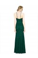 Comprare Verde Scuro Stile sirena Capestro Alto Collo Pizzo Lunga Abiti da damigella donore / Abiti da ballo