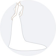Comprare Cattedrale di treno Abiti da sposa