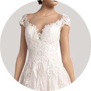 Comprare Maniche a cappuccio Abiti da sposa