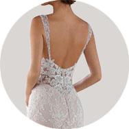 Comprare Schiena bassa Abiti da sposa